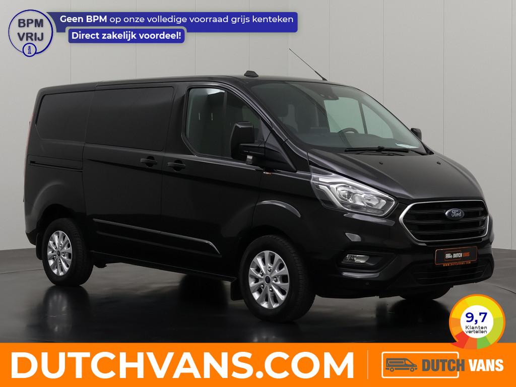 Ford Transit Custom 2.0TDCi 130PK Automaat Limited Dubbele C, Automaat, Stof, Zwart, Zwart