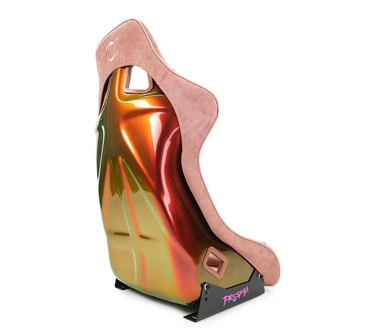 NRG Prisma Chromatic Muave roze neochrome suede Kuipstoel, Ophalen of Verzenden