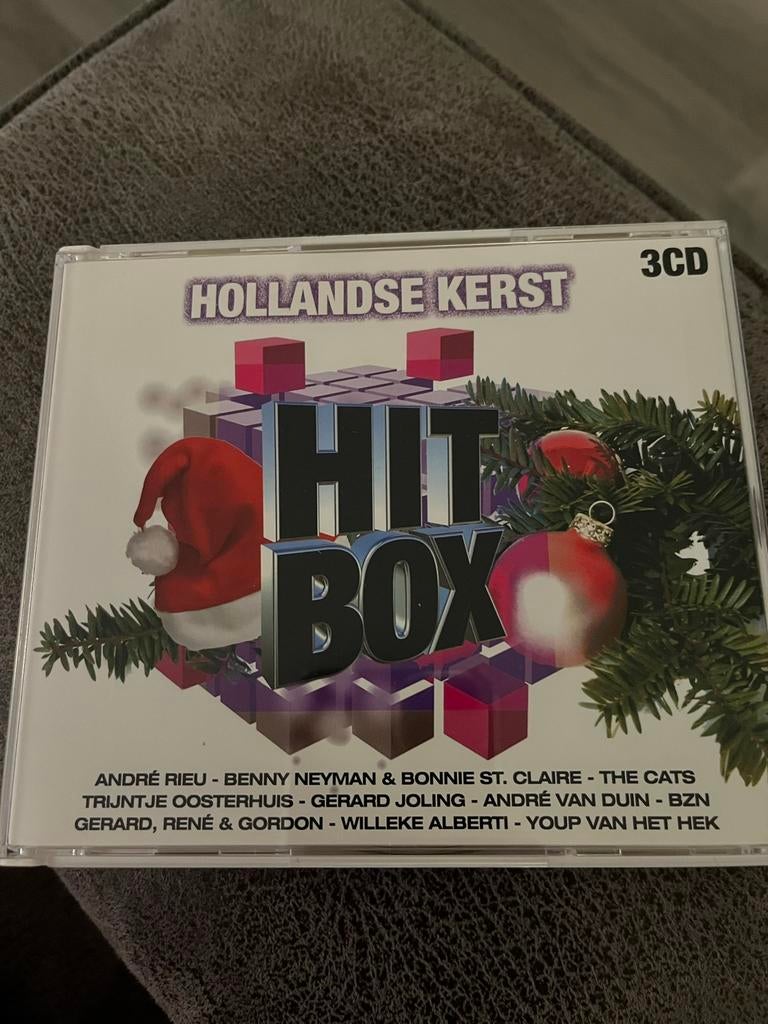 Hit box Hollandse kerst 3CD box in goede staat, Ophalen of Verzenden, Zo goed als nieuw