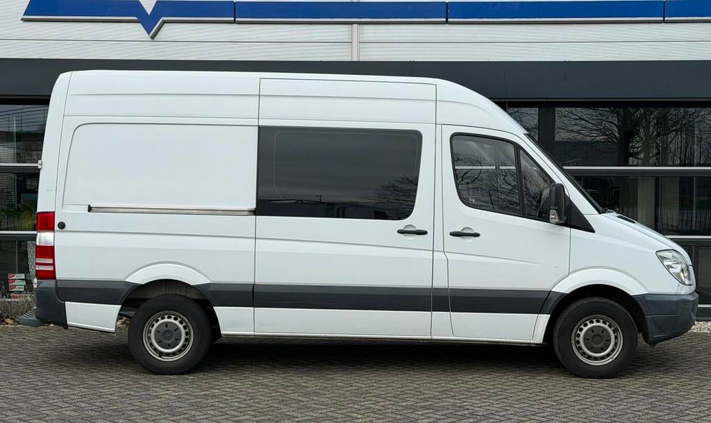 Mercedes-Benz Sprinter 310 2.2 CDI 366 HD DC L2H2 Airco NAP, Euro 5, Gebruikt, Zwart, 2000 kg