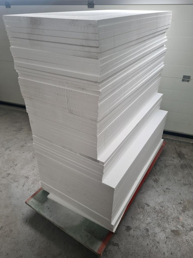 Piepschuim platen 2 cm dik 26m2, Doe-het-zelf en Verbouw, Isolatie en Afdichting, Zo goed als nieuw, 15 m² of meer, Piepschuim (Tempex)