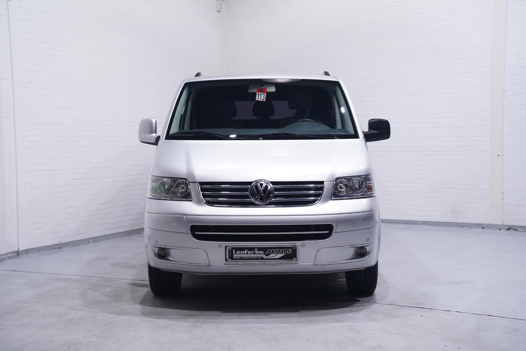 Volkswagen Transporter 2.5 TDI 130pk lwb dubbele cabine Silv, Auto's, Bestelauto's, Voorwielaandrijving, Stof, Gebruikt, Volkswagen