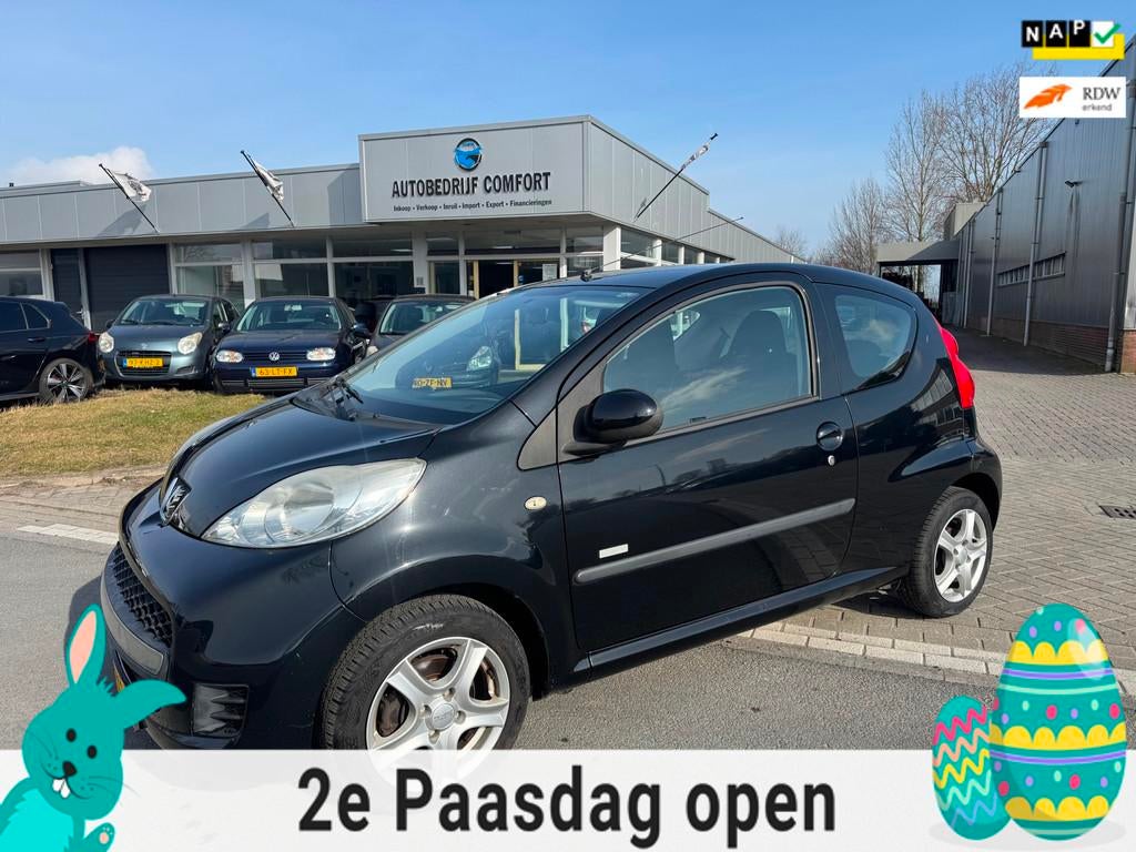 Peugeot 107 1.0-12V Millesim 200, Voorwielaandrijving, Euro 5, Gebruikt, Zwart