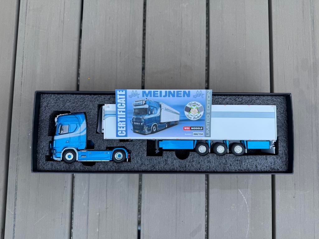 WSI Meijnen Transport Scania S Highline CS20H, Hobby en Vrije tijd, Modelauto's | 1:50, Ophalen of Verzenden, Zo goed als nieuw