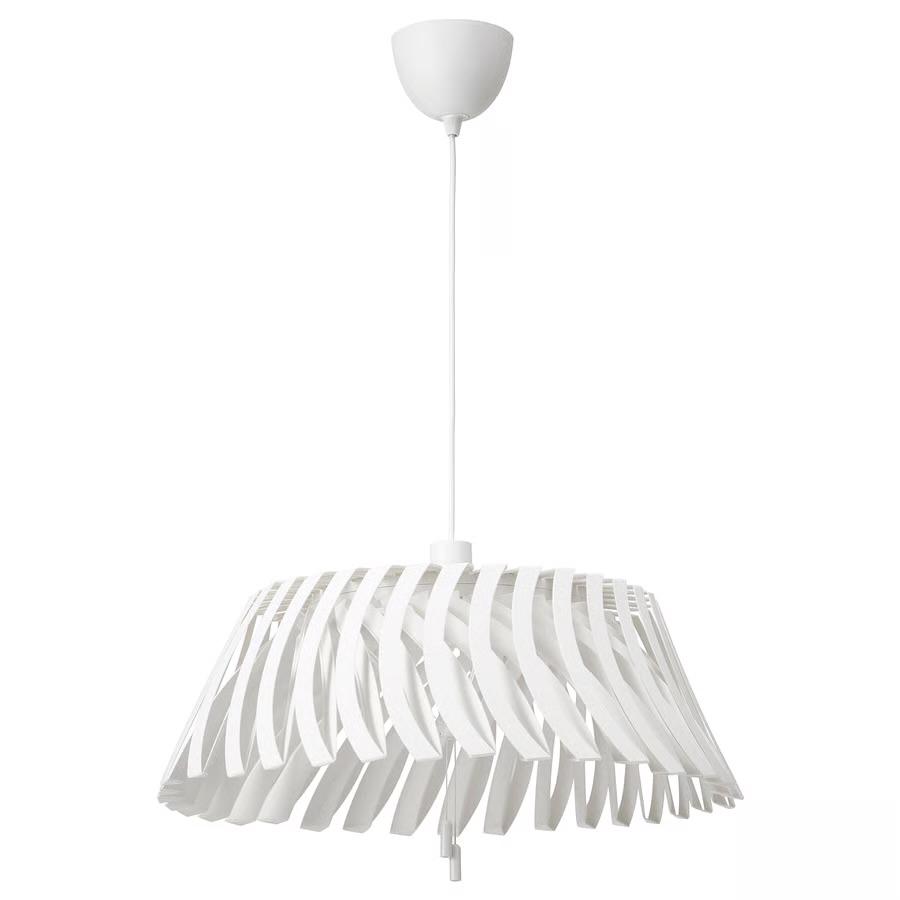 IKEA YTLÄGE hanglamp, wit, 43 cm, Huis en Inrichting, Lampen | Hanglampen, Ophalen, Nieuw, Kunststof, Minder dan 50 cm