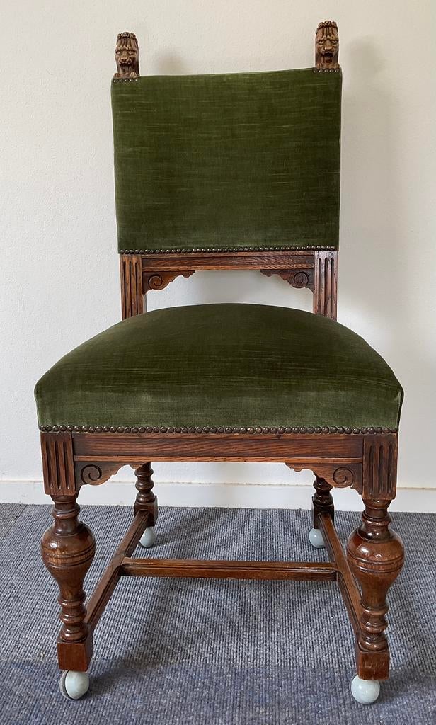 Antieke eettafel stoel ca 1880, Antiek en Kunst, Ophalen