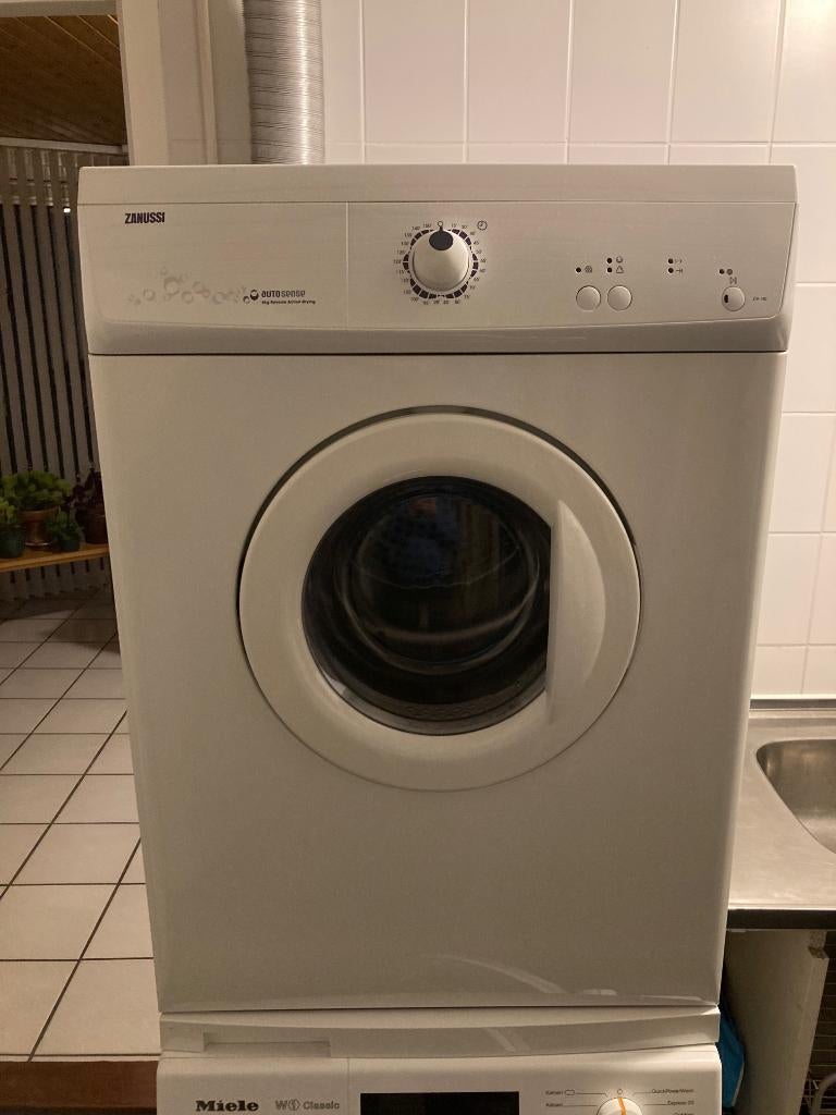 Droger, Zanussi, Ophalen, Gebruikt, Minder dan 85 cm, Luchtafvoer