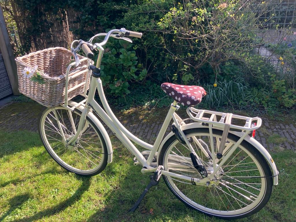 Damesfiets met mand van Batavus, Fietsen en Brommers, Fietsen | Dames | Damesfietsen, Gebruikt, Overige merken, (Extra) lage instap