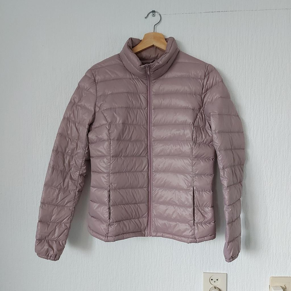 Benetton roze korte gewatteerde jas maat 38, Maat 38/40 (M), Verzenden, Benetton, Nieuw