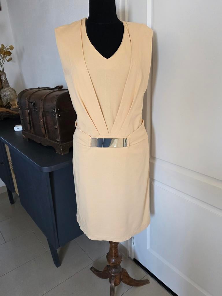 Jurk Caroline Biss 40, Maat 38/40 (M), Blauw, Ophalen of Verzenden, Zo goed als nieuw