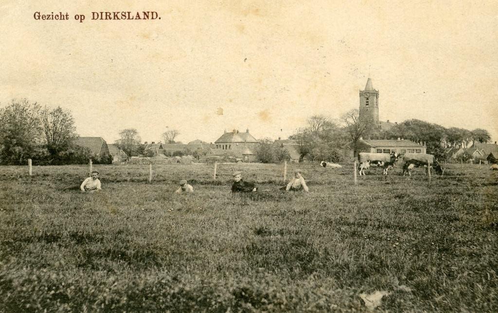 Dirksland Ansichtkaart, Verzenden