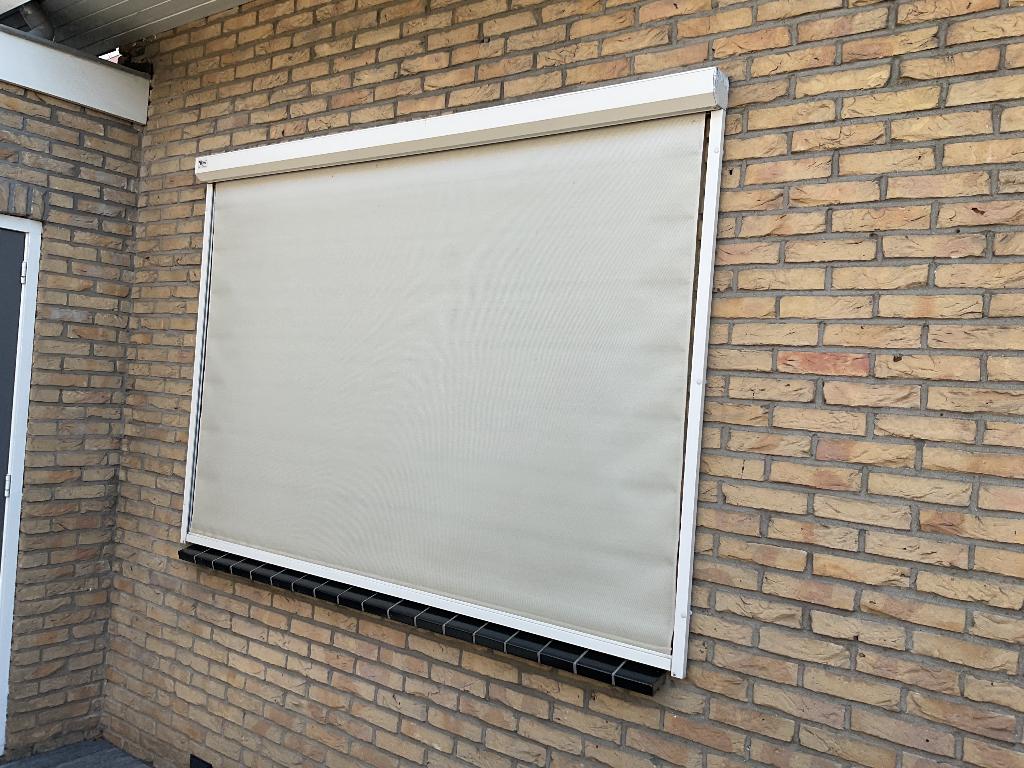 Zonnescherm screen 2m, Ophalen, Gebruikt, Minder dan 250 cm, Minder dan 150 cm