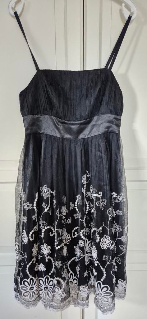 Steps zwart cocktail jurkje maat 36, Ophalen of Verzenden