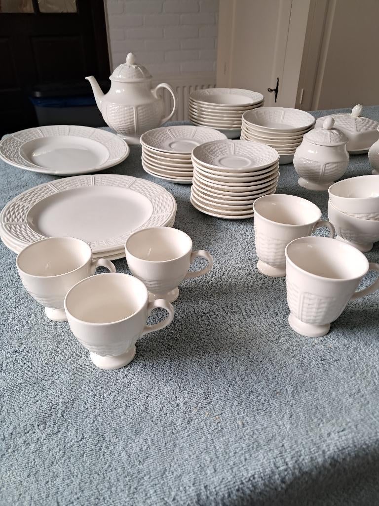 Wedgwood Willow Weave, Antiek en Kunst, Antiek | Servies los, Ophalen