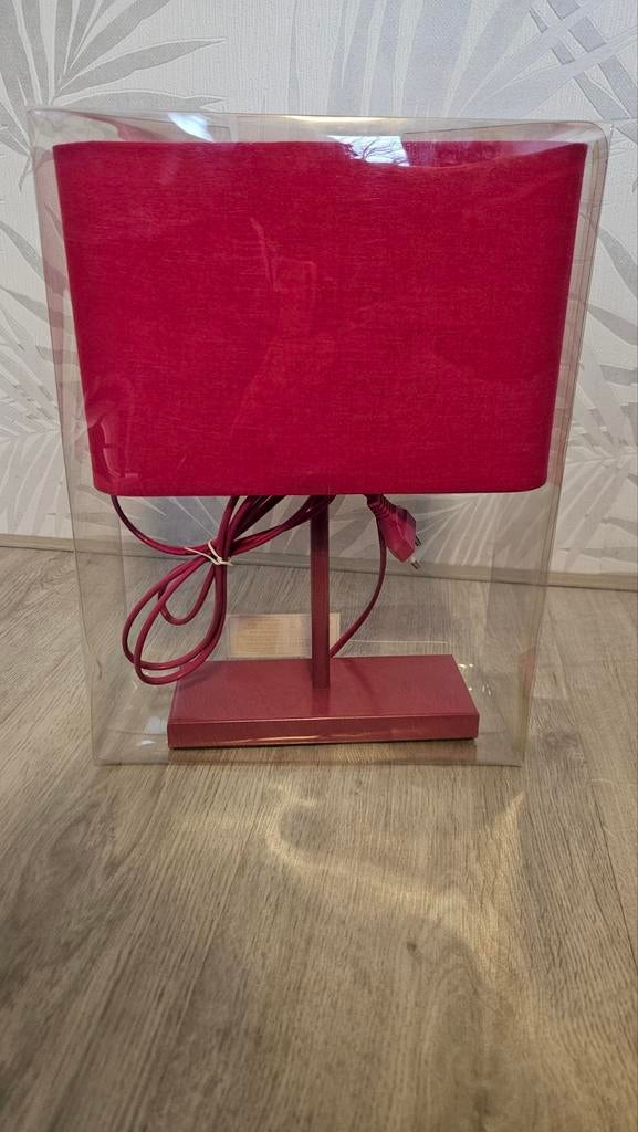Hema tafellamp roze - NIEUW in doos, Modern, Scandinavisch, Nieuw, Ophalen of Verzenden, Stof