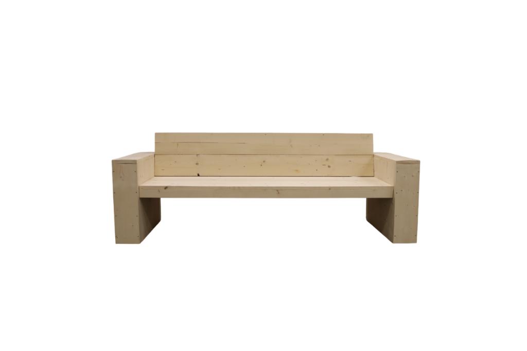 Steigerhouten Loungebank | Banken | Tuinbank, Ophalen of Verzenden, Nieuw