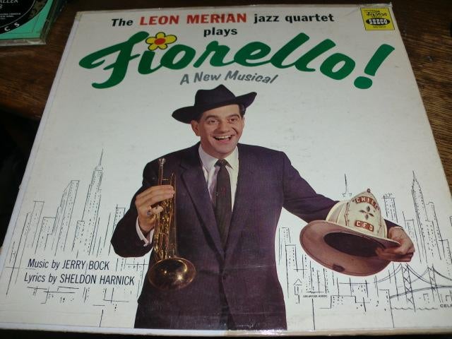 Leon Merian Quartet ‎ Plays Fiorello! Seeco  LP  US  1959, Gebruikt, Ophalen of Verzenden, 1940 tot 1960, 12 inch