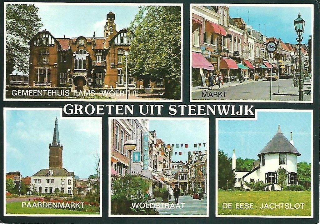 Steenwijk- -5-luik., Verzenden, 1980 tot heden, Gelopen, Overijssel
