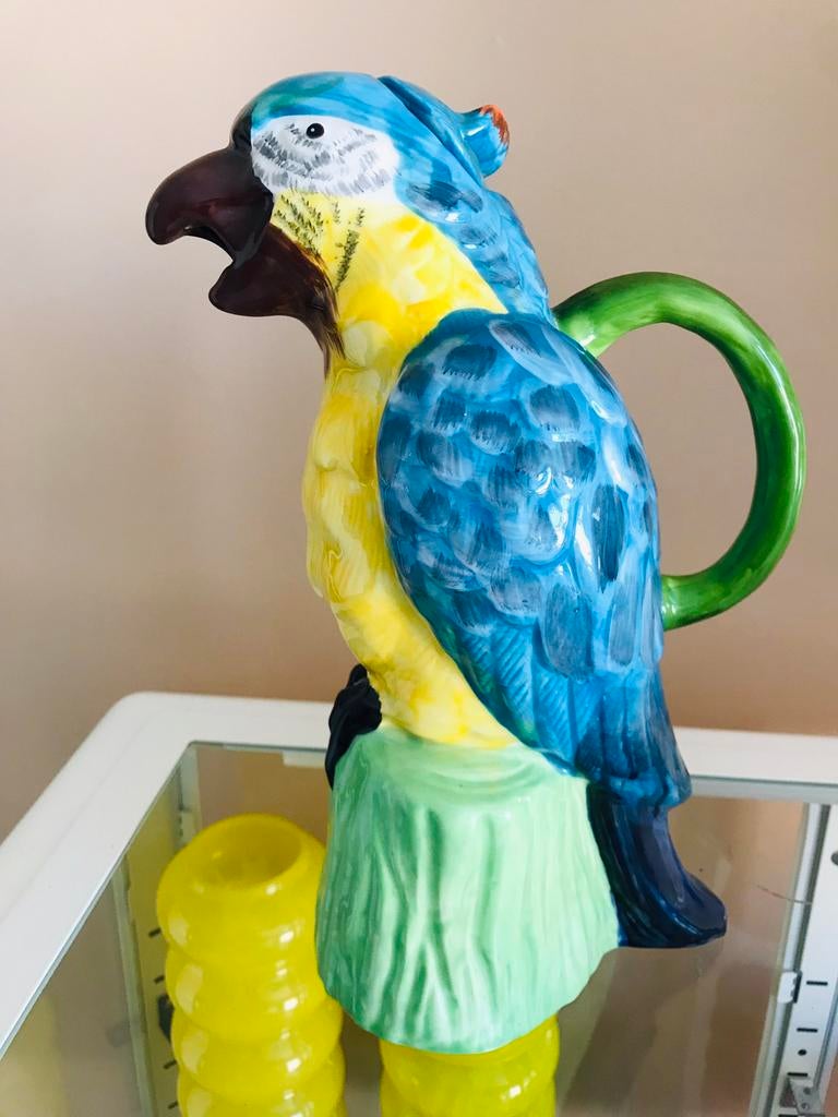 🦜&k klevering kan vaas design nieuw ara  papegaai, Ophalen of Verzenden, Nieuw