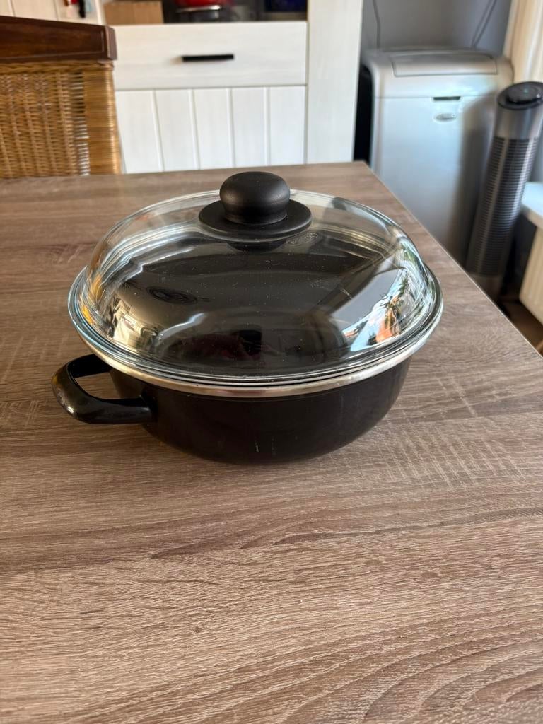 Braadpan Z.G.A.N., Huis en Inrichting, Keuken | Potten en Pannen, Ophalen, Zo goed als nieuw, Gietijzer, Koekenpan of Braadpan