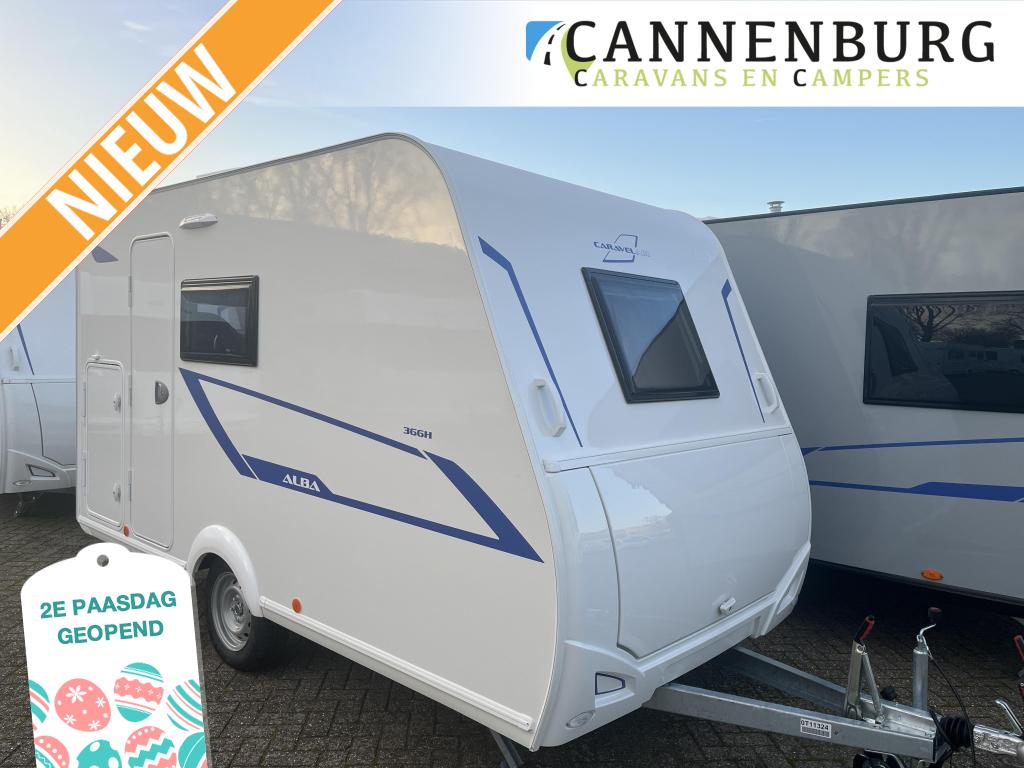 Caravelair Alba 366 H stapelbed, Standaardzit, Schokbreker, Bedrijf, 500 - 750 kg