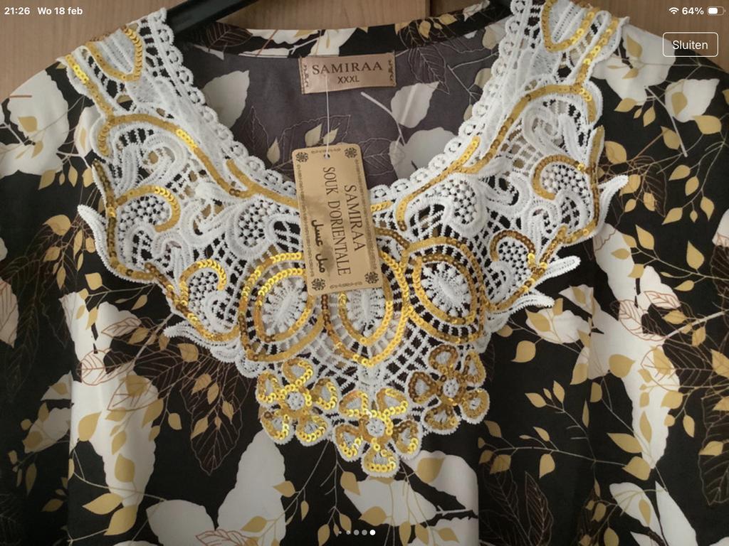 Huisjurk// kaftan.    Diverse.     Nieuw!!, Overige kleuren, Verzenden, Maat 46/48 (XL) of groter, Zo goed als nieuw