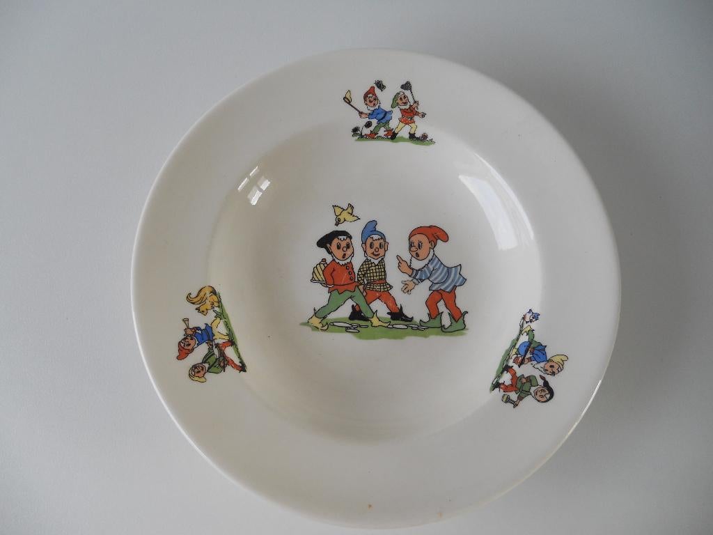 Regout diep bordje kabouters, Ophalen of Verzenden