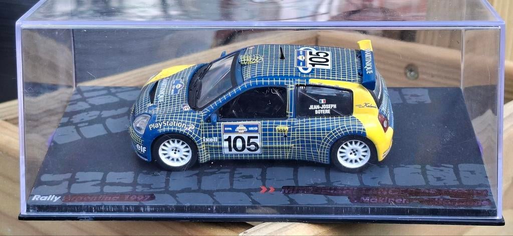 Renault Clio Rally modelauto, Ophalen of Verzenden, Zo goed als nieuw, Auto, Overige merken