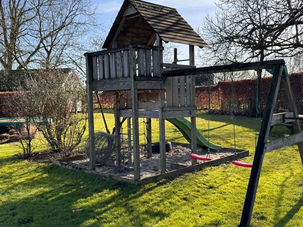 Speeltoestel buiten, Kinderen en Baby's, Speelgoed | Buiten | Speeltoestellen, Ophalen, Gebruikt, Schommel, Aanbouwonderdeel
