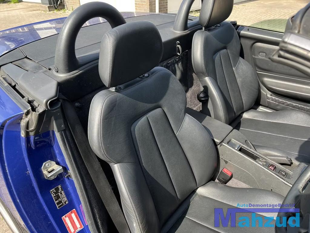 MERCEDES SLK R170 Zwart leer interieur stoel deurpaneel 1996, Gebruikt, Mercedes-Benz AG, Mercedes-Benz, Ophalen of Verzenden