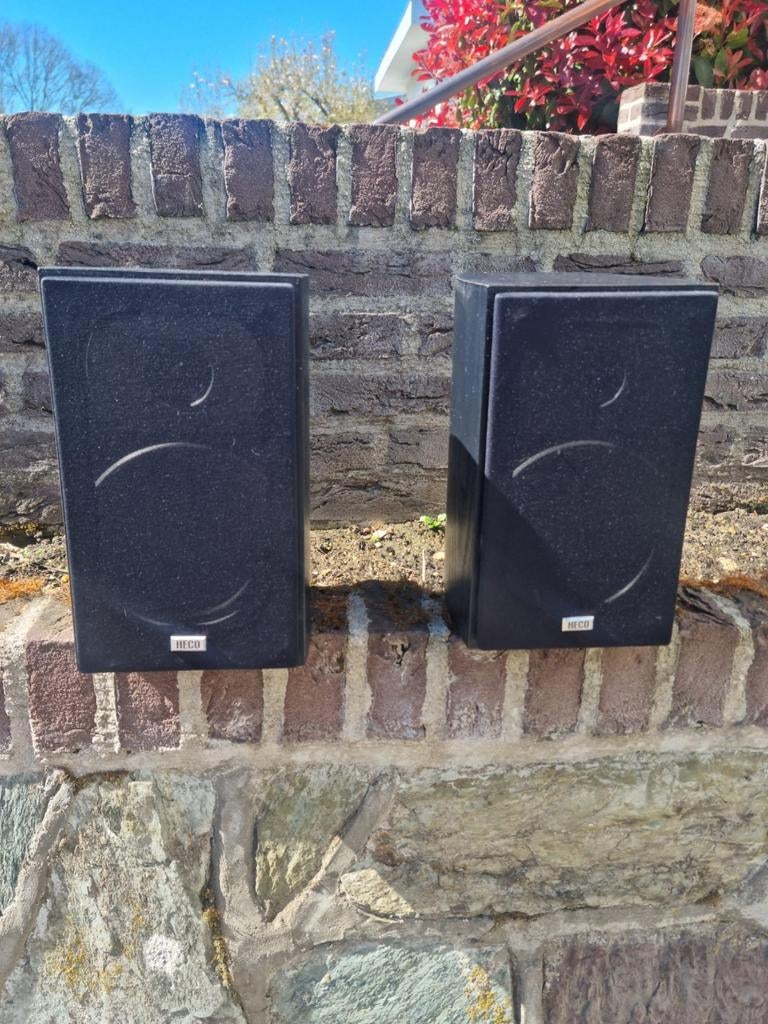 Heco victa prime 202 boekenplank luidsprekers., Ophalen of Verzenden, Front, Rear of Stereo speakers, Overige merken