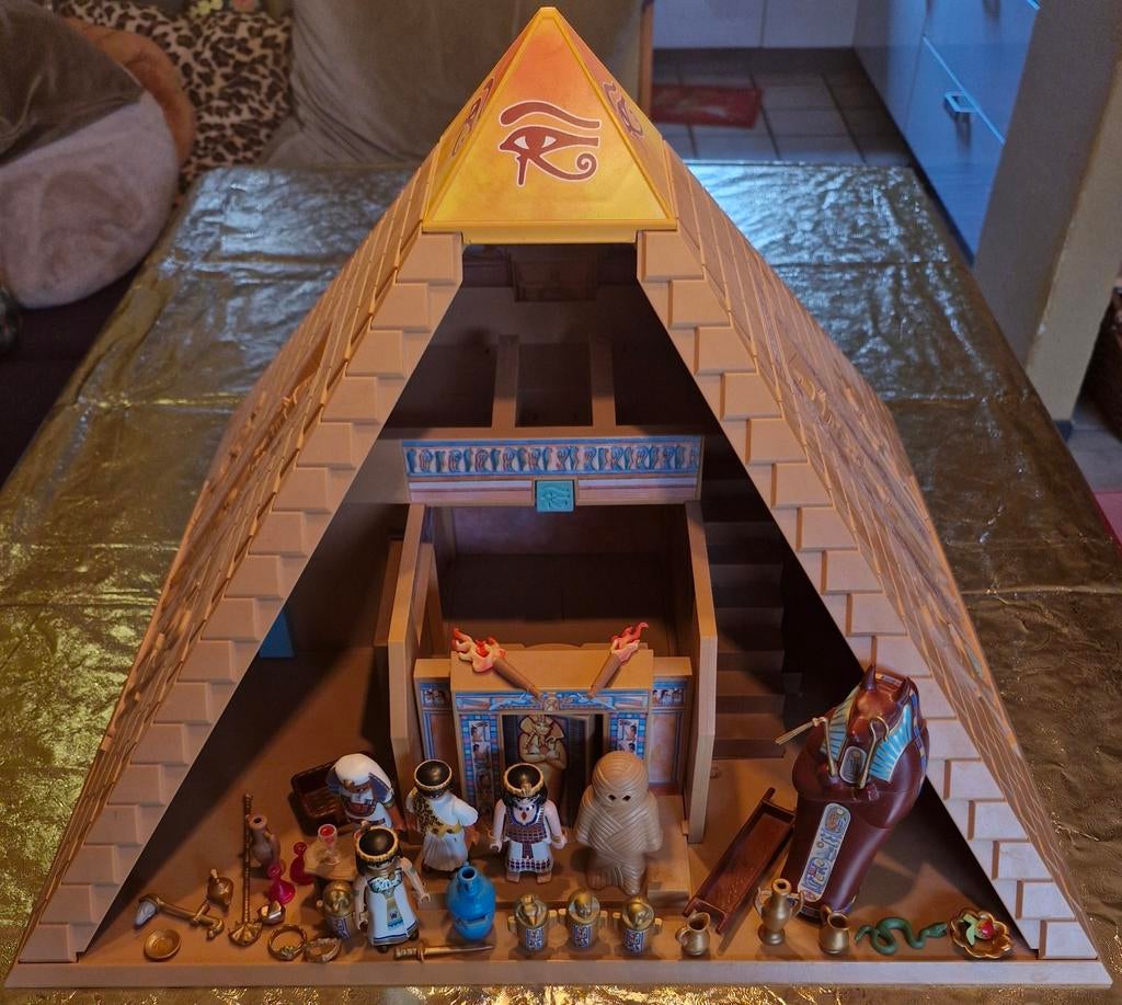 Playmobil piramide, Ophalen