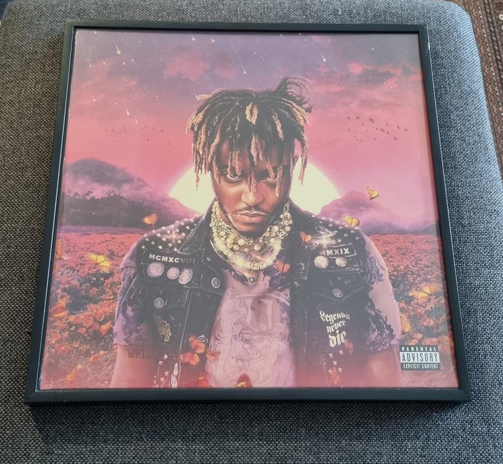 Juice WRLD Legends Never Die in lijst, 2020 tot heden, Ophalen of Verzenden, Zo goed als nieuw, 12 inch