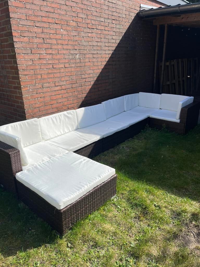 Lounge bank, Kunststof, Gebruikt, Ophalen of Verzenden, Loungeset