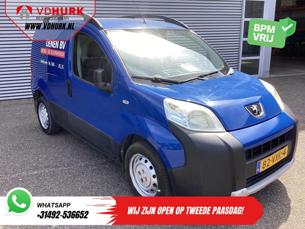 Peugeot Bipper 1.4 HDi EXPORT Rijdt prima/ Carkit/ Betimmerd, Auto's, Voorwielaandrijving, Stof, 4 cilinders, 68 pk