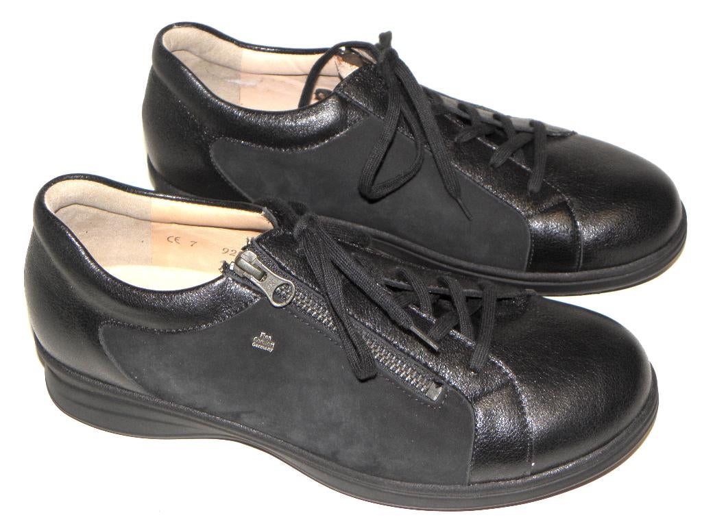 Finn Comfort zwarte Sneakers maat 7 of 40½ wijdte L, Finn Comfort, Zwart, Ophalen of Verzenden, Sneakers of Gympen