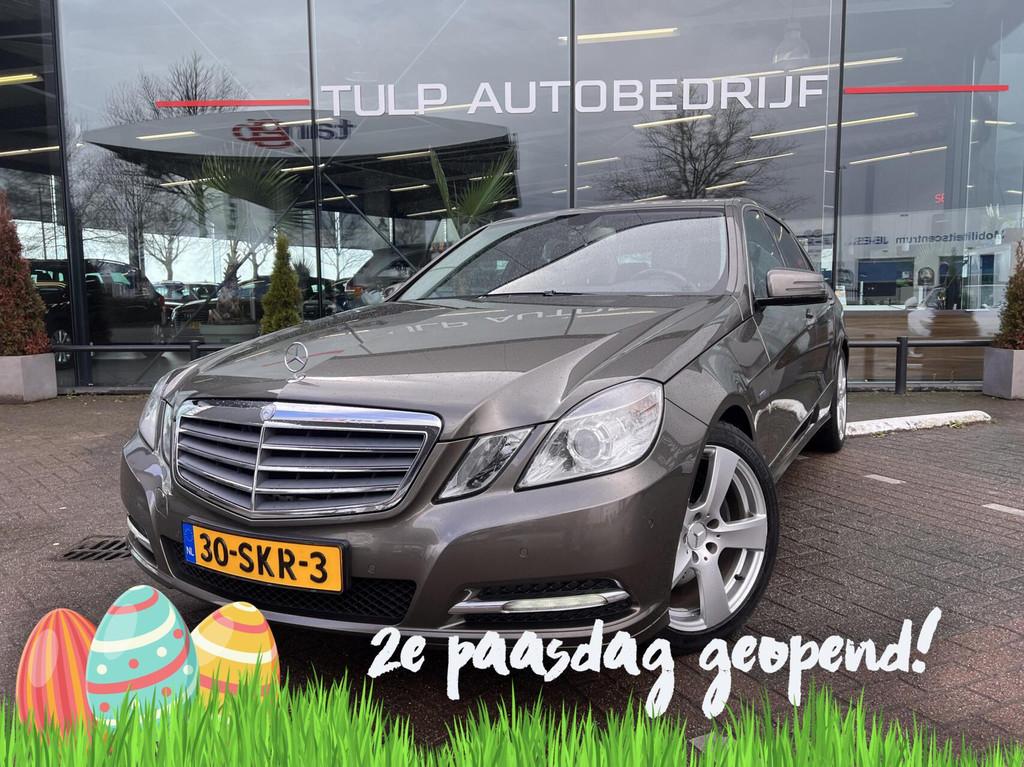 Mercedes E-klasse 200 CGI Business Class Leder Nav NLauto NA, Auto's, Euro 5, Achterwielaandrijving, Gebruikt, Zwart