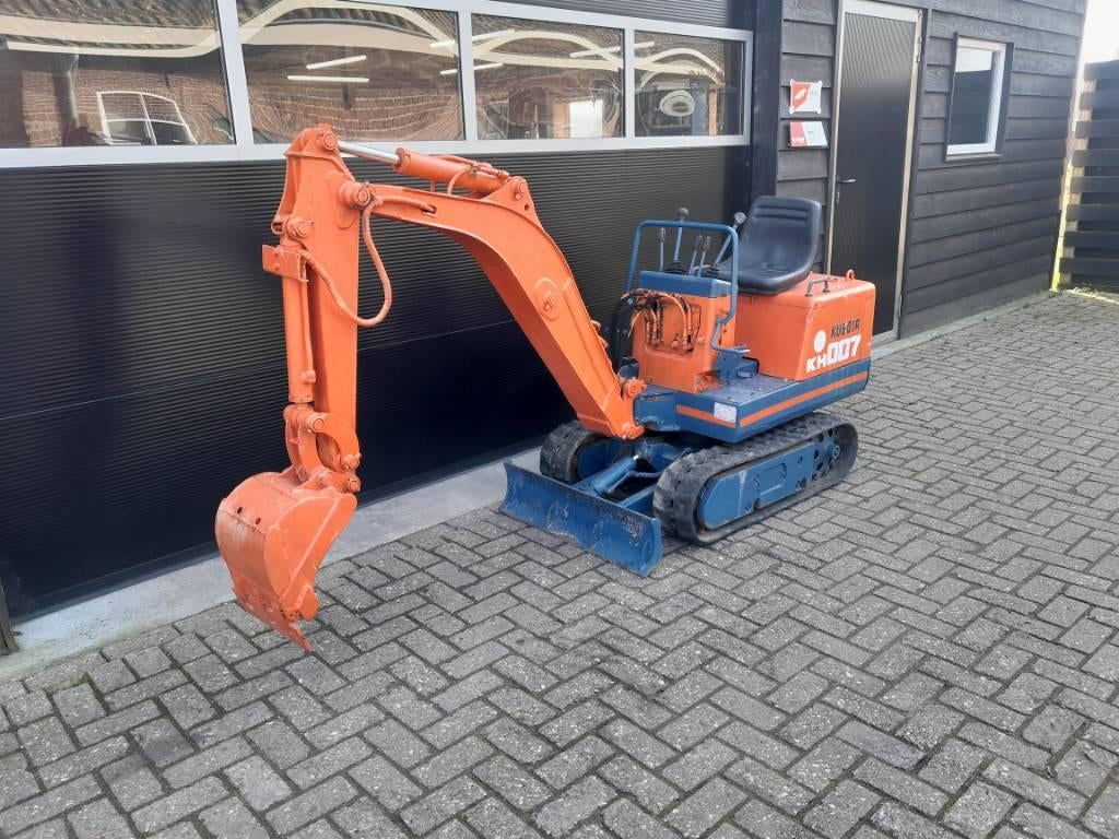 Kubota KH 007 minigraver, Zakelijke goederen, Machines en Bouw | Kranen en Graafmachines, Graafmachine