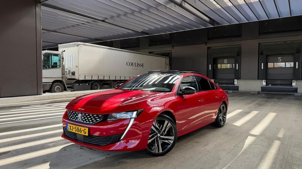 Peugeot 508 1.6 GT First Edition 224pk FULL OPTION massage, 745 kg, Zwart, 4 cilinders, 75 €/maand