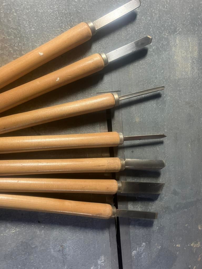 Houtdraaibeitels, Ophalen of Verzenden, Gebruikt