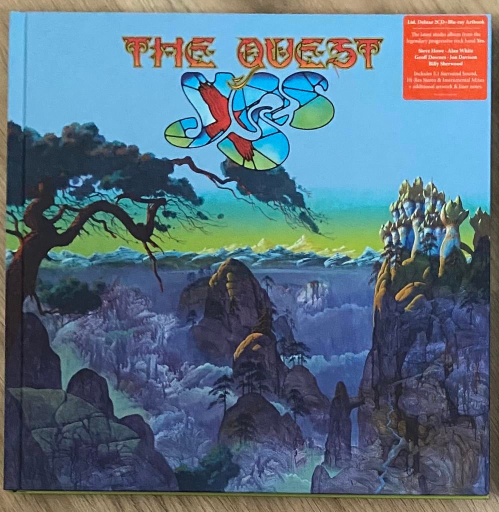 Yes The Quest Hardcover ltd ed Artbook 3 discs 5.1 blu ray, Ophalen of Verzenden, Zo goed als nieuw, Progressive