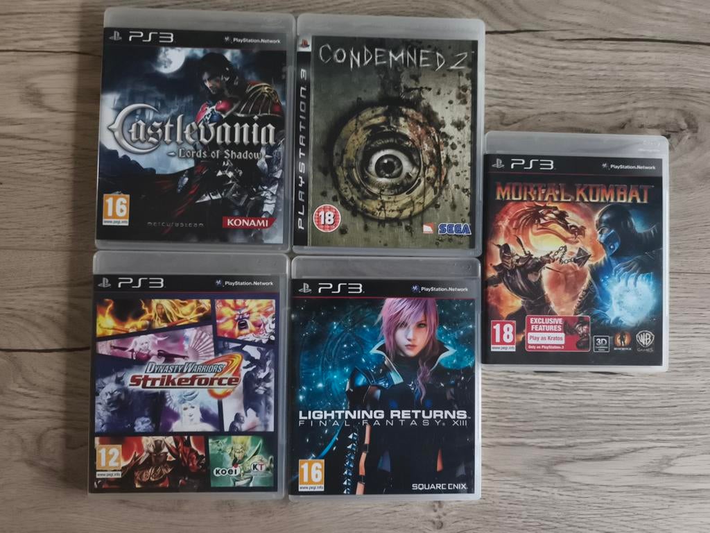 Hoger segment PlayStation 3 games  zie omschrijving, 1 speler, Ophalen, Zo goed als nieuw, Vechten