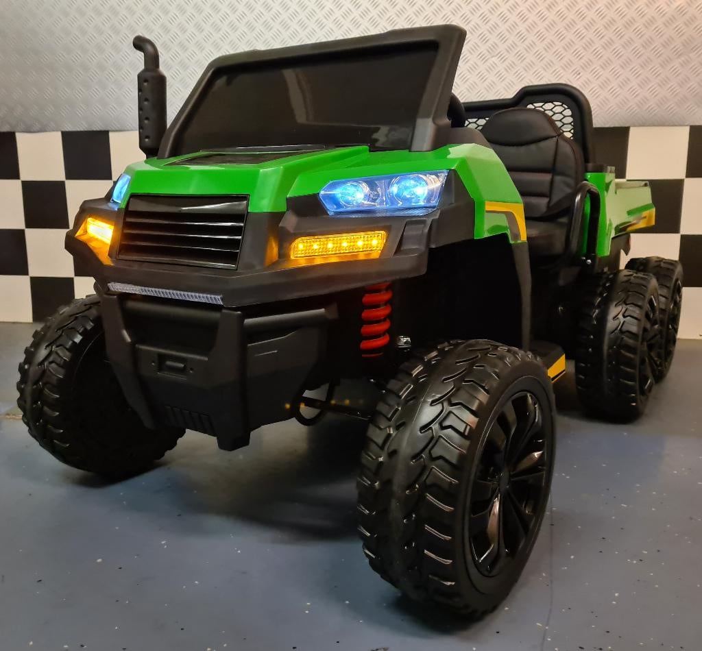 Farmer Truck 6x6 - leren zit - 4 motors - kiepbak - RC, Ophalen of Verzenden, Nieuw, Afstandsbediening