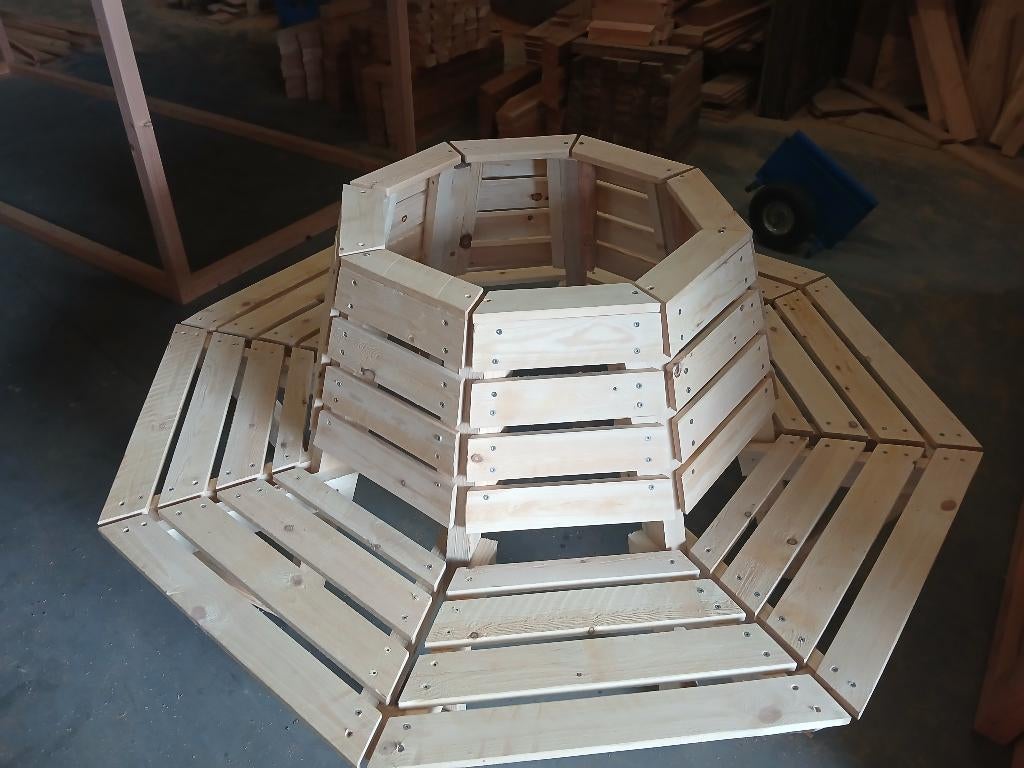 boombank vuren, Ophalen, Nieuw, Hout