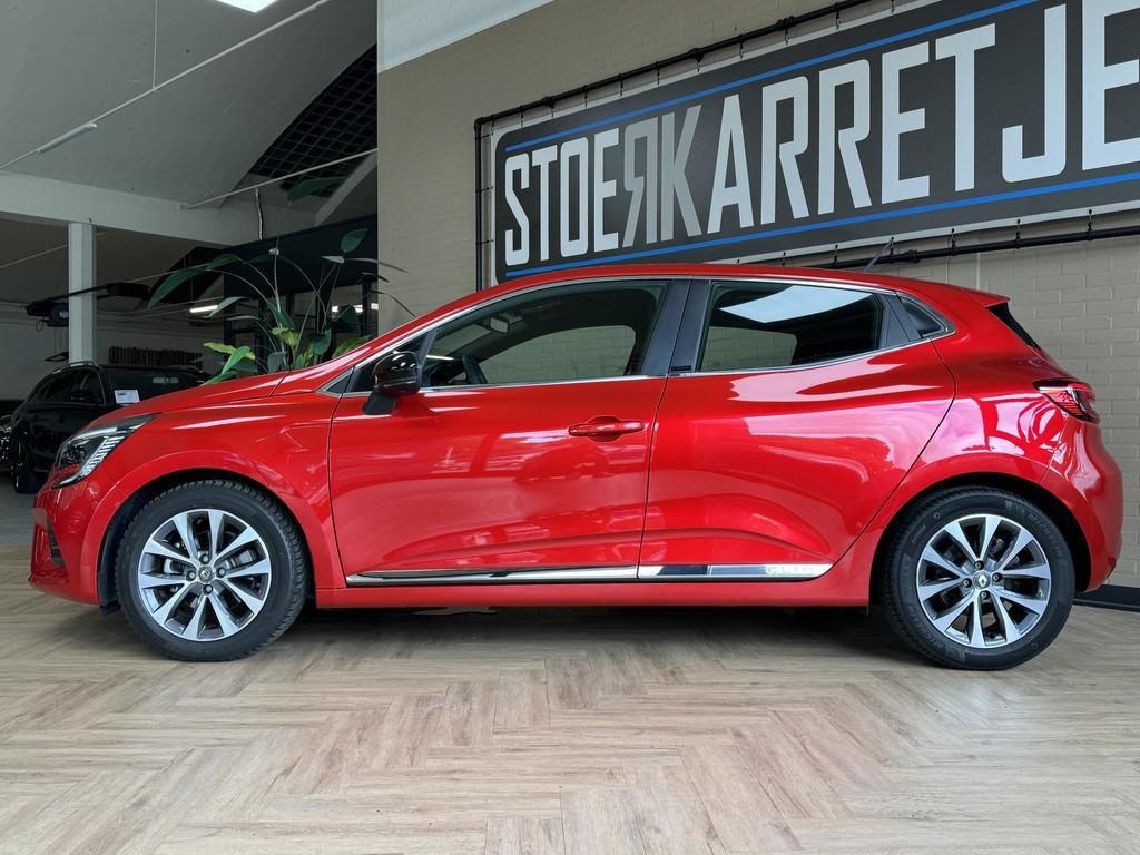 Renault Clio 1.6 E-Tech Hybrid 140 Intens, Navi | PDC V+A |, Stof, Zwart, 4 cilinders, 23 km/l