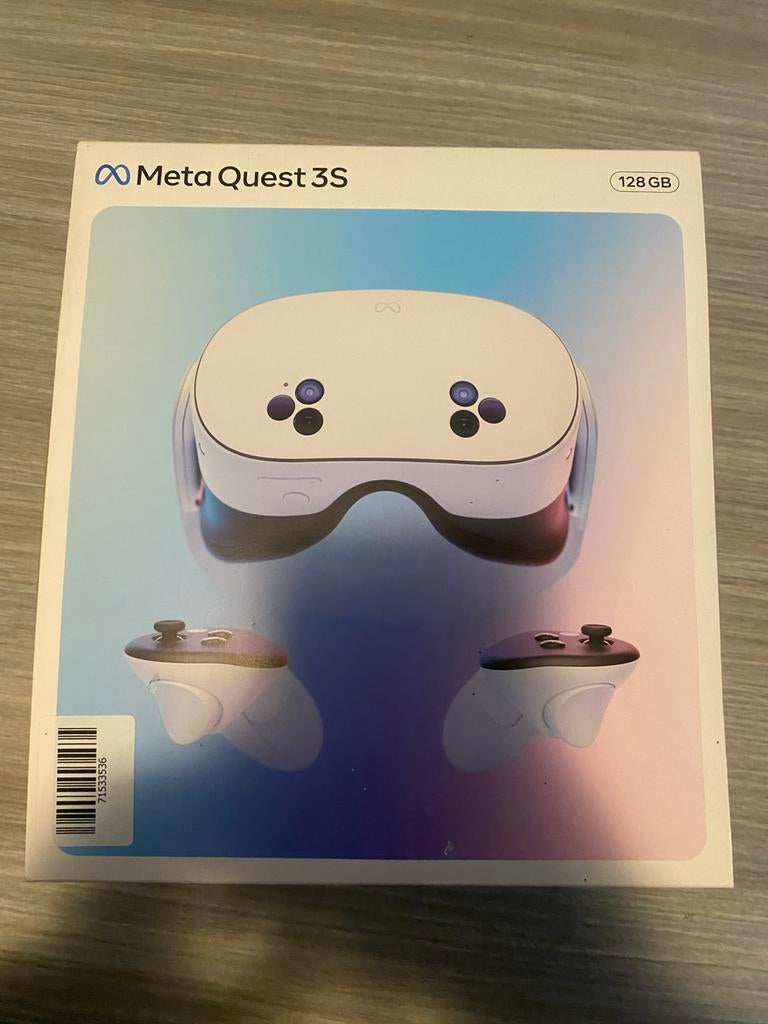 Meta Quest 3S VR-bril, Spelcomputers en Games, Virtual Reality, Ophalen of Verzenden, Zo goed als nieuw, VR-bril, Overige platformen