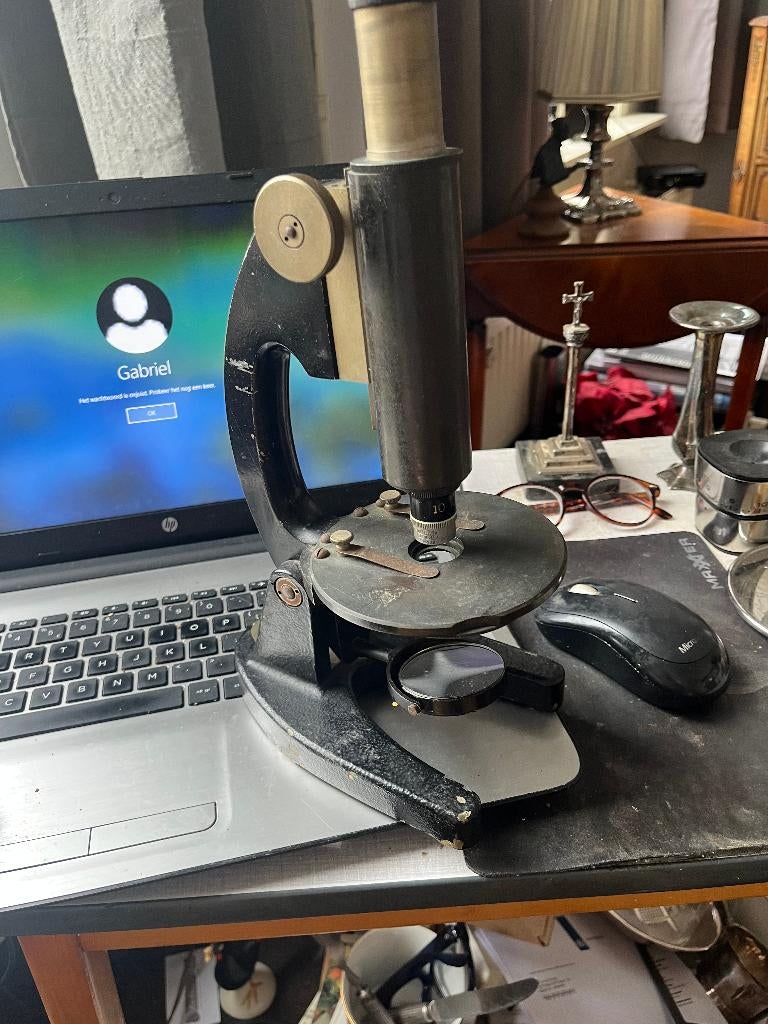 WINKEL-ZEISS MICROSCOOP, Ophalen of Verzenden, Gebruikt, Minder dan 400x, Biologische microscoop