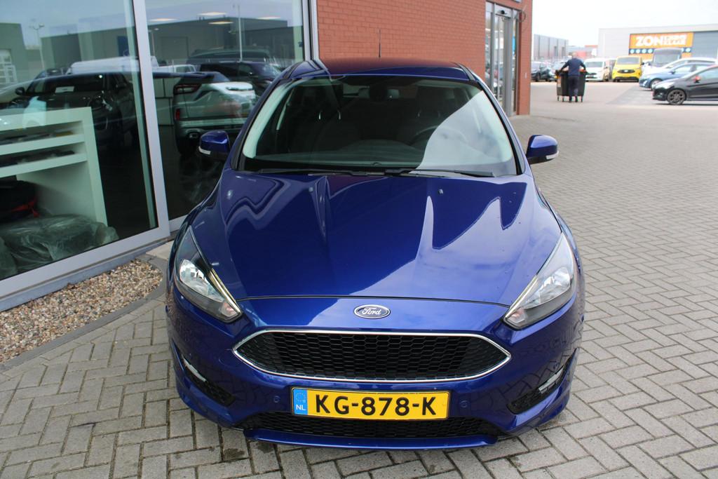 Ford Focus 1.0 Ecoboost 125 PK Titanium S-Edition | Trekhaak, Gebruikt, Blauw, Origineel Nederlands, 3 cilinders