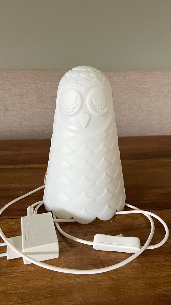 Kinderlamp uil, Huis en Inrichting, Lampen | Tafellampen, Ophalen, Zo goed als nieuw, Minder dan 50 cm