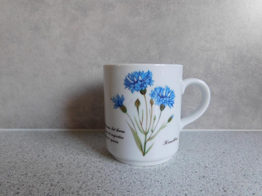 Mok Korenbloem Libelle Exclusief Marjolein Bastin, Ophalen of Verzenden, Zo goed als nieuw, Overige stijlen, Kop(pen) en/of Schotel(s)